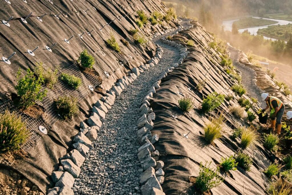 Šlaito apželdinimas