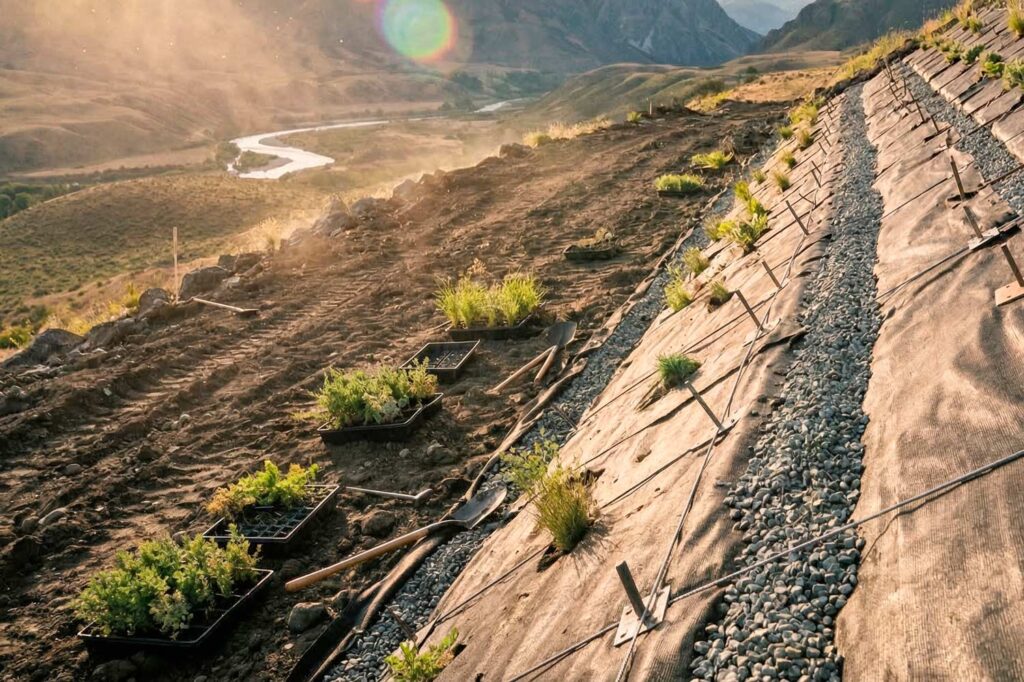 Augalų šaknys turi užfiksuoti dirvą