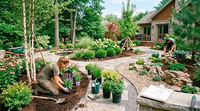 Augalų sodinimas ir apželdinimas
